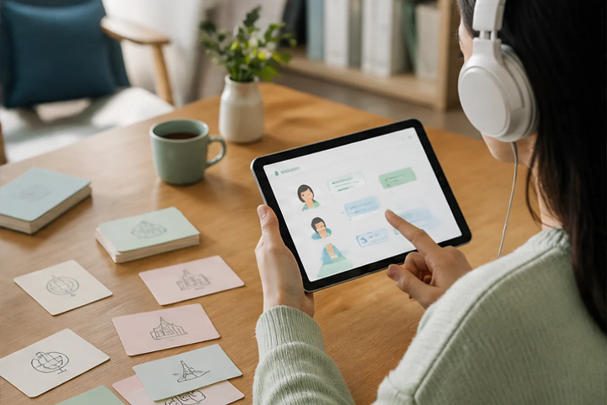 Compare language-learning platforms around real communication